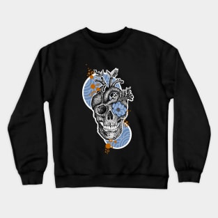 Heart Skull Crewneck Sweatshirt